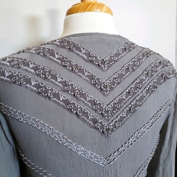 Calypso St Barth NWT Kylea gunmetal beaded… - Picture 4 of 15